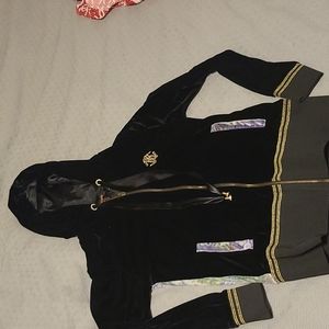 Roberto Cavalli zip up sweater M
